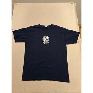 Yazbek Cozumel Mexico Graphic T-Shirt Mens Large Navy Blue Cotton Souvenir Tee